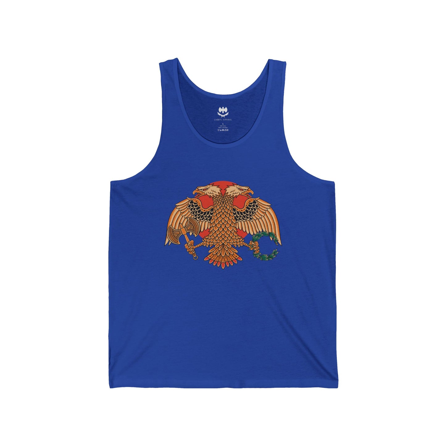 Unisex Byzantine Eagle Tank Top